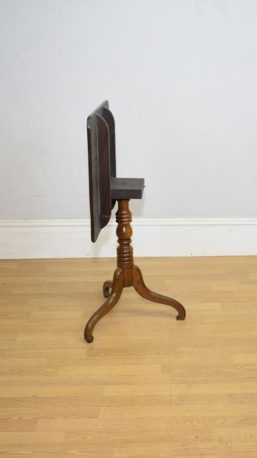 GEORGIAN PERIOD OAK TRIPOD TABLE - ADDITIONAL PHOTO 13