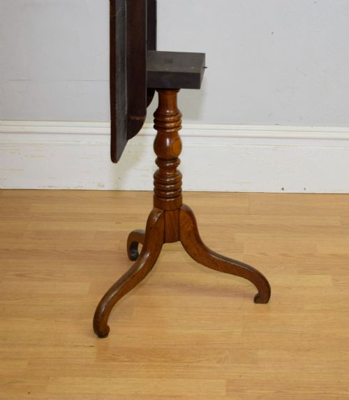 GEORGIAN PERIOD OAK TRIPOD TABLE - ADDITIONAL PHOTO 14