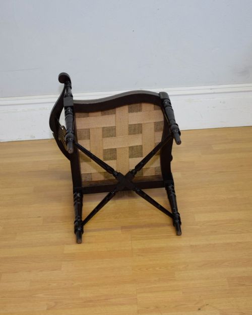 ANTIQUE VICTORIAN CORNER CHAIR - ADDITIONAL PHOTO 10