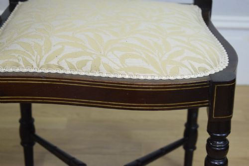 ANTIQUE VICTORIAN CORNER CHAIR - ADDITIONAL PHOTO 12