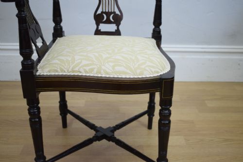 ANTIQUE VICTORIAN CORNER CHAIR - ADDITIONAL PHOTO 13