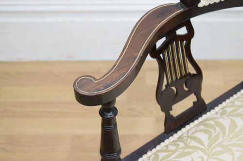 ANTIQUE VICTORIAN CORNER CHAIR - ADDITIONAL PHOTO 19