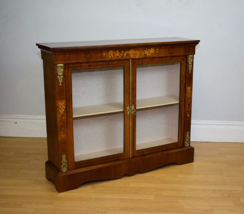 VICTORIAN WALNUT INLAID CABINET - ADDITIONAL PHOTO 7