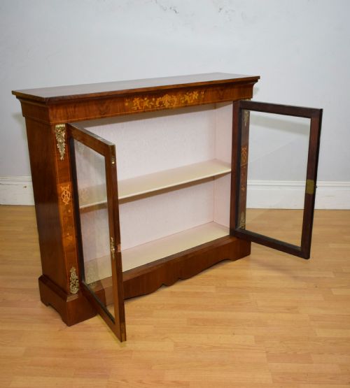 VICTORIAN WALNUT INLAID CABINET - ADDITIONAL PHOTO 13