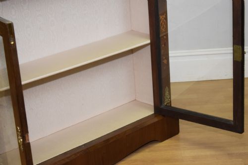 VICTORIAN WALNUT INLAID CABINET - ADDITIONAL PHOTO 15