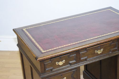 EARLY 20TH CENTURY OAK DESK - ADDITIONAL PHOTO 12