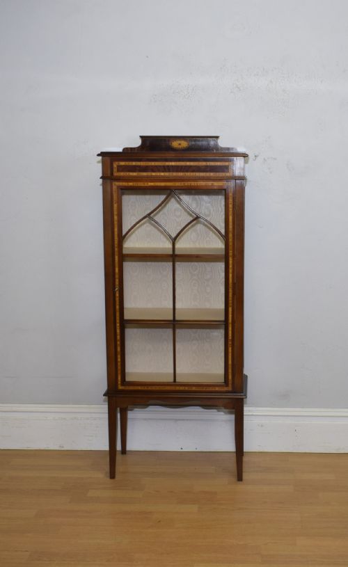 EARLY 20TH CENTURY DISPLAY CABINET - ADDITIONAL PHOTO 2