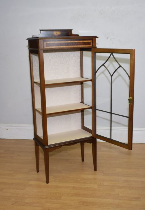 EARLY 20TH CENTURY DISPLAY CABINET - ADDITIONAL PHOTO 5