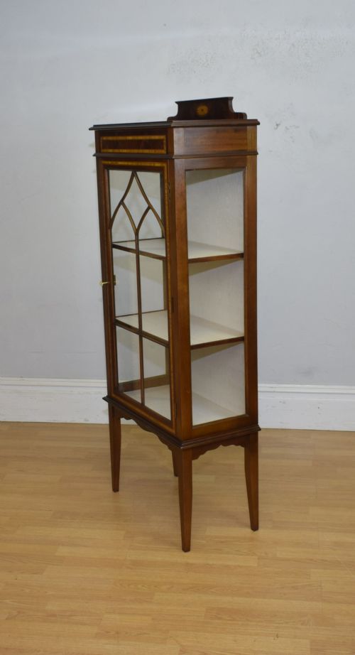 EARLY 20TH CENTURY DISPLAY CABINET - ADDITIONAL PHOTO 7