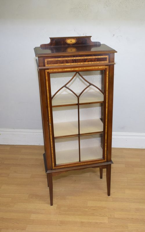 EARLY 20TH CENTURY DISPLAY CABINET - ADDITIONAL PHOTO 8