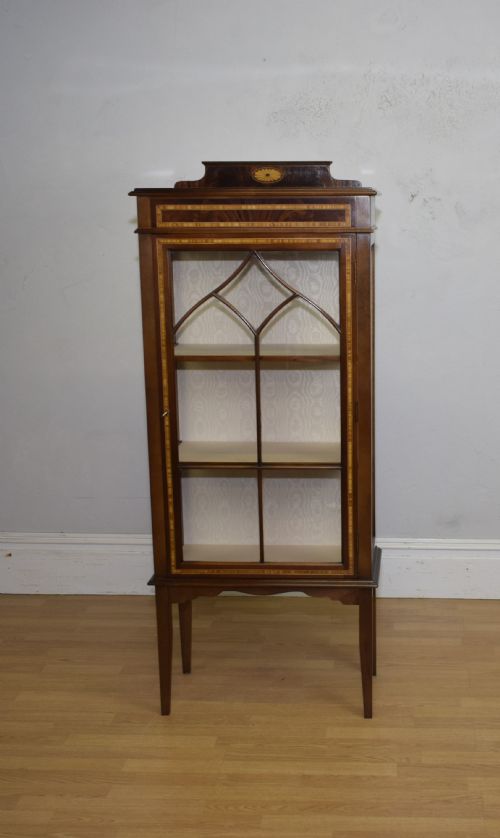 EARLY 20TH CENTURY DISPLAY CABINET - ADDITIONAL PHOTO 14