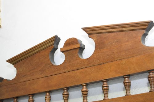 EDWARDIAN WALNUT HALL STAND - ADDITIONAL PHOTO 15