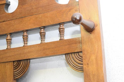 EDWARDIAN WALNUT HALL STAND - ADDITIONAL PHOTO 16