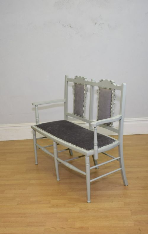 ANTIQUE EDWARDIAN COUCH - ADDITIONAL PHOTO 2
