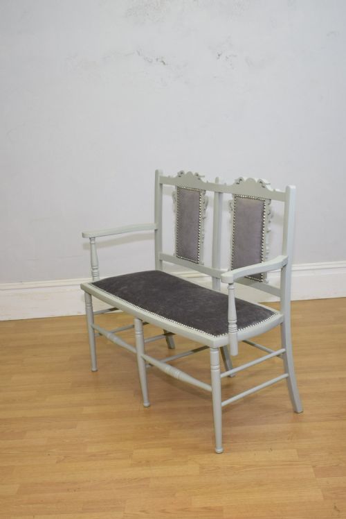 ANTIQUE EDWARDIAN COUCH - ADDITIONAL PHOTO 3