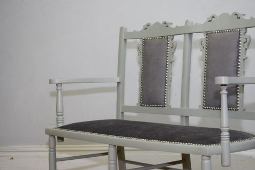 ANTIQUE EDWARDIAN COUCH - ADDITIONAL PHOTO 8