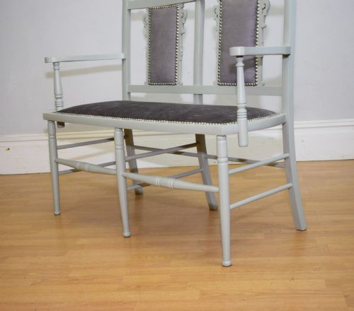 ANTIQUE EDWARDIAN COUCH - ADDITIONAL PHOTO 10