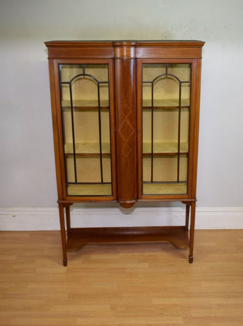 EDWARDIAN DISPLAY CABINET - ADDITIONAL PHOTO 2