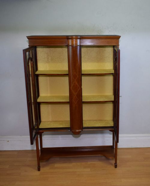 EDWARDIAN DISPLAY CABINET - ADDITIONAL PHOTO 9