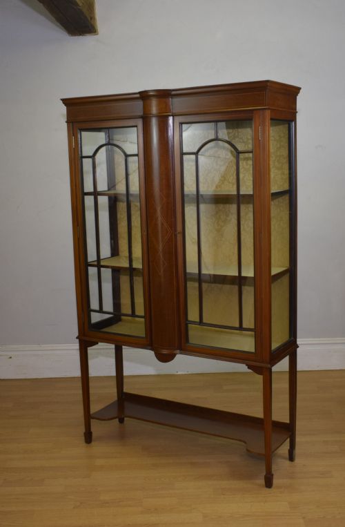 EDWARDIAN DISPLAY CABINET - ADDITIONAL PHOTO 18
