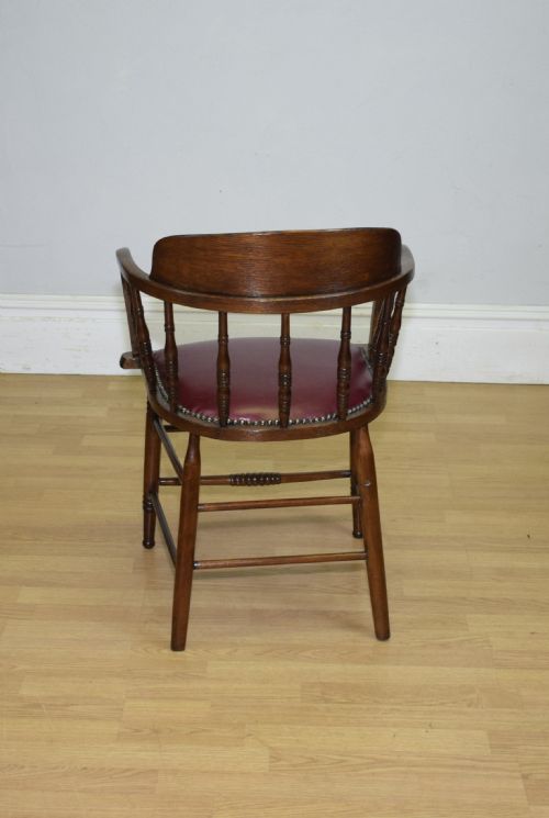 EARLY 20TH CENTURY DESK CHAIR - ADDITIONAL PHOTO 7