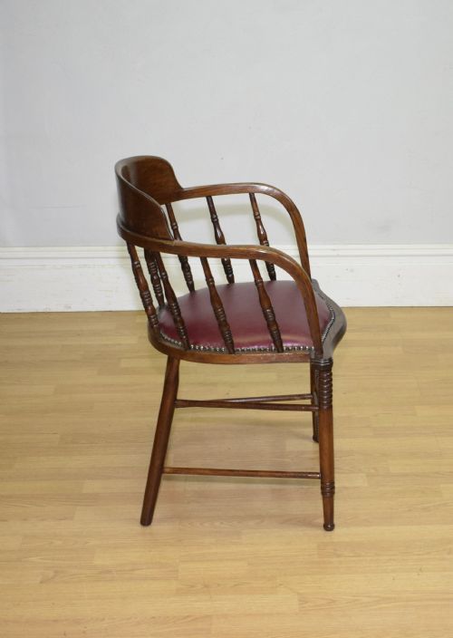 EARLY 20TH CENTURY DESK CHAIR - ADDITIONAL PHOTO 10