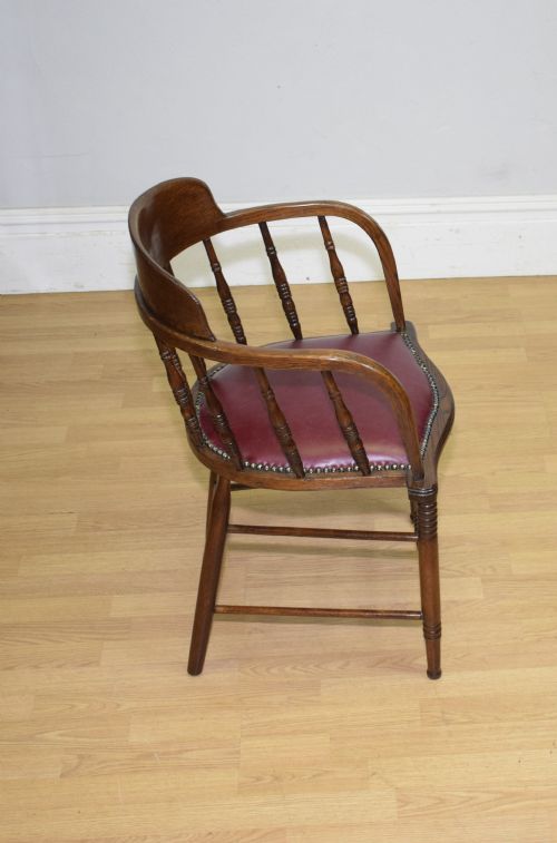 EARLY 20TH CENTURY DESK CHAIR - ADDITIONAL PHOTO 11