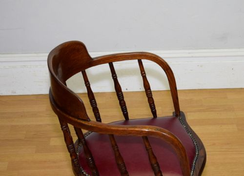 EARLY 20TH CENTURY DESK CHAIR - ADDITIONAL PHOTO 13