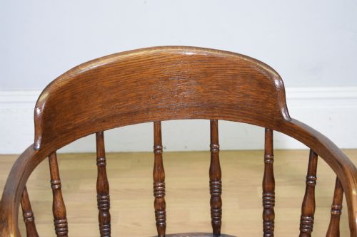 EARLY 20TH CENTURY DESK CHAIR - ADDITIONAL PHOTO 14