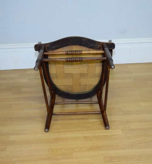 EARLY 20TH CENTURY DESK CHAIR - ADDITIONAL PHOTO 17
