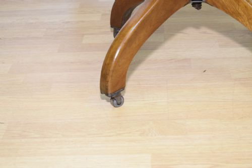 EDWARDIAN SWIVEL OFFICE DESK CHAIR - ADDITIONAL PHOTO 6