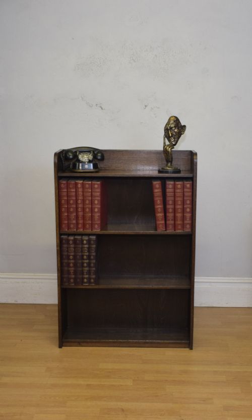 ARTS CRAFTS OAK BOOKCASE - ADDITIONAL PHOTO 1