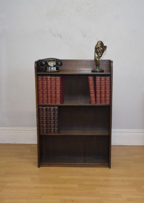 ARTS CRAFTS OAK BOOKCASE - ADDITIONAL PHOTO 2