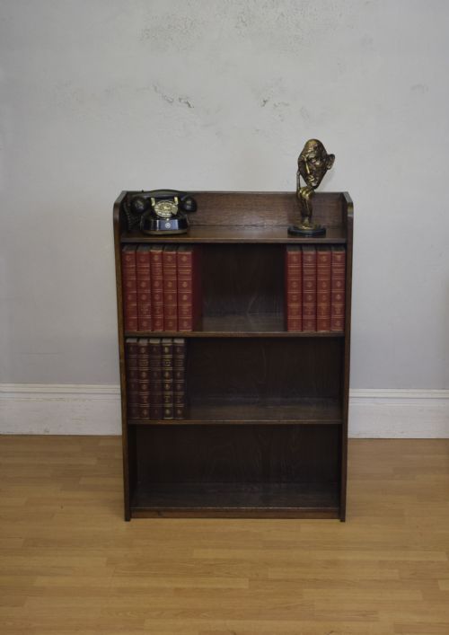 ARTS CRAFTS OAK BOOKCASE - ADDITIONAL PHOTO 3