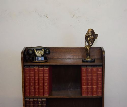 ARTS CRAFTS OAK BOOKCASE - ADDITIONAL PHOTO 4