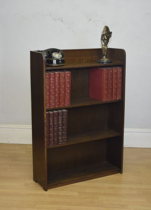 ARTS CRAFTS OAK BOOKCASE - ADDITIONAL PHOTO 6