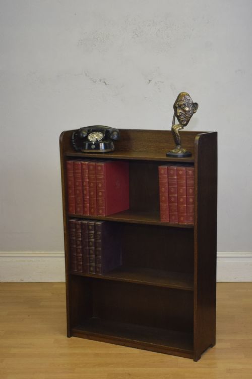 ARTS CRAFTS OAK BOOKCASE - ADDITIONAL PHOTO 8