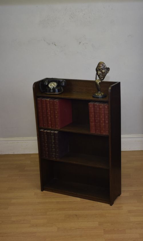 ARTS CRAFTS OAK BOOKCASE - ADDITIONAL PHOTO 9