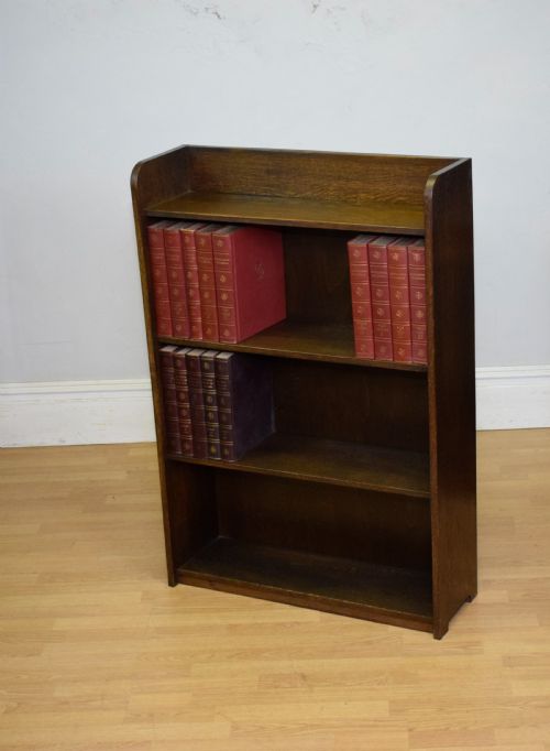 ARTS CRAFTS OAK BOOKCASE - ADDITIONAL PHOTO 11