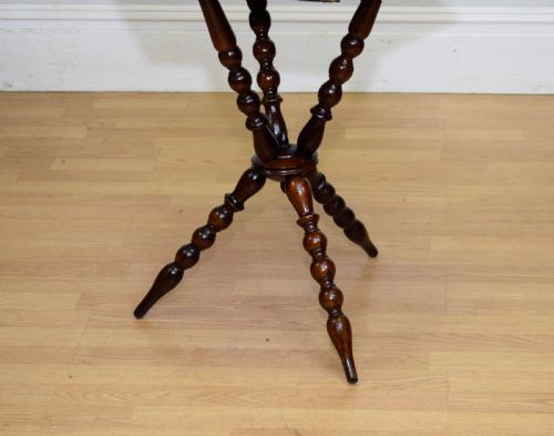 ANTIQUE 19TH CENTURY GYPSY TABLE - ADDITIONAL PHOTO 3