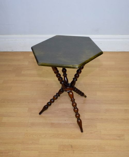 ANTIQUE 19TH CENTURY GYPSY TABLE - ADDITIONAL PHOTO 4