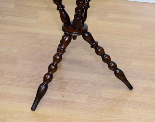 ANTIQUE 19TH CENTURY GYPSY TABLE - ADDITIONAL PHOTO 6