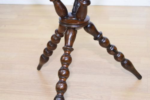 ANTIQUE 19TH CENTURY GYPSY TABLE - ADDITIONAL PHOTO 8