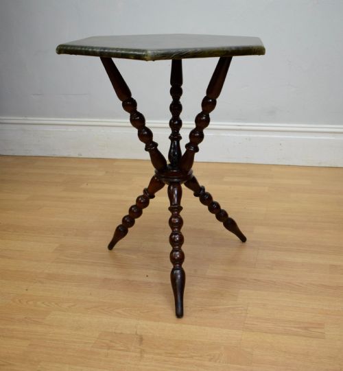 ANTIQUE 19TH CENTURY GYPSY TABLE - ADDITIONAL PHOTO 9