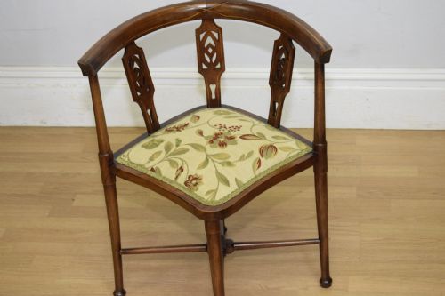 EDWARDIAN CORNER CHAIR - ADDITIONAL PHOTO 3