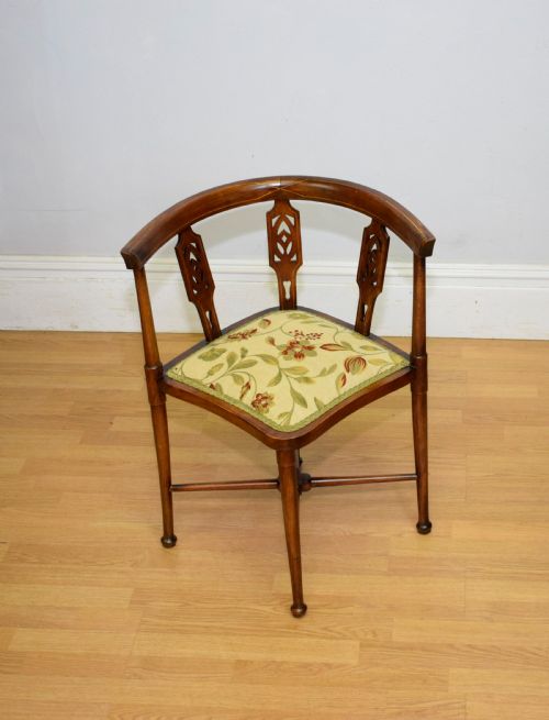 EDWARDIAN CORNER CHAIR - ADDITIONAL PHOTO 4