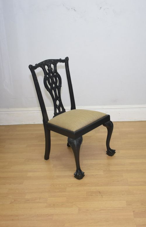 EARLY 20TH CENTURY CHIPPENDALE CHAIR - ADDITIONAL PHOTO 5