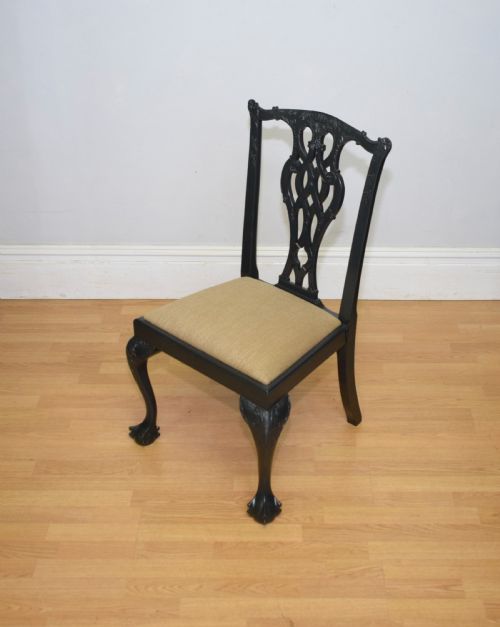 EARLY 20TH CENTURY CHIPPENDALE CHAIR - ADDITIONAL PHOTO 8