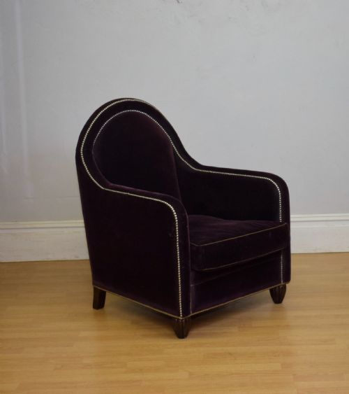 ART DECO ARM CHAIR - ADDITIONAL PHOTO 3