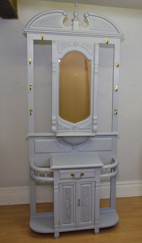 early 20th century painted hall stand - CATEGORY: ANTIQUE CUPBOARDS - DATED 1920